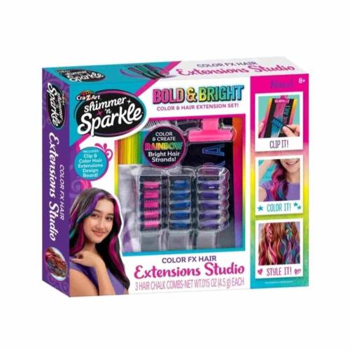 Shimmer 'n Sparkle Hair Extension Coloring Studio