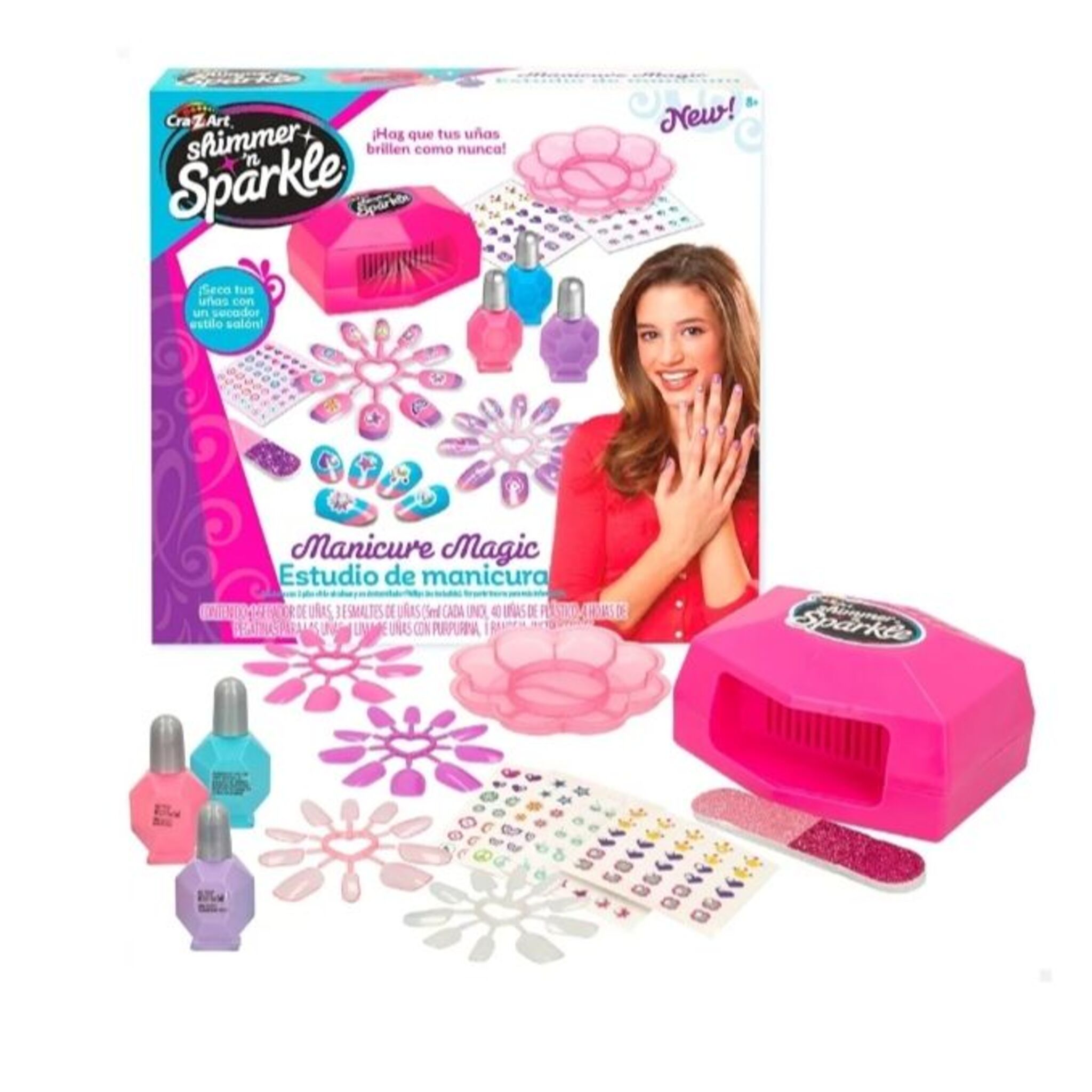 Cra-Z-Art &ndash; Shimmer 'n Sparkle Manicure Magic Studio