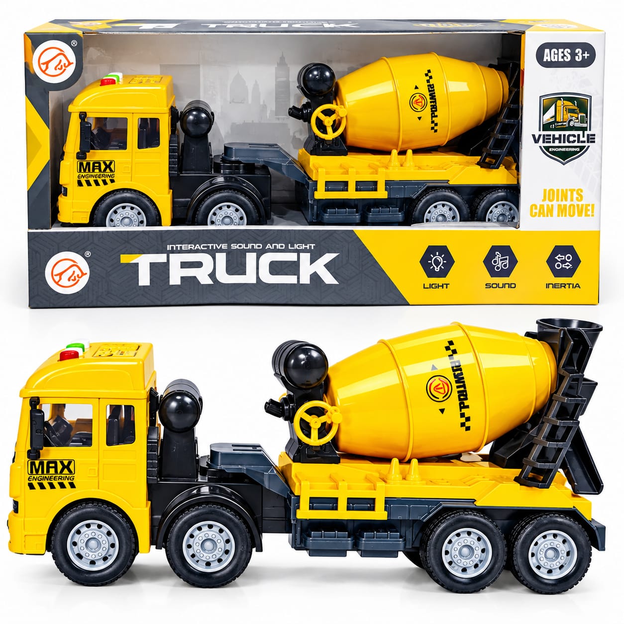 Interactive Concrete Construction and Building Truck